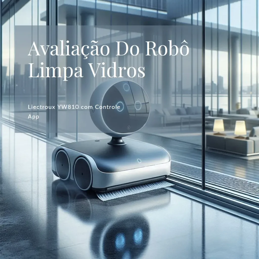 Robô Limpa Vidros Liectroux YW810 com Controle Via App