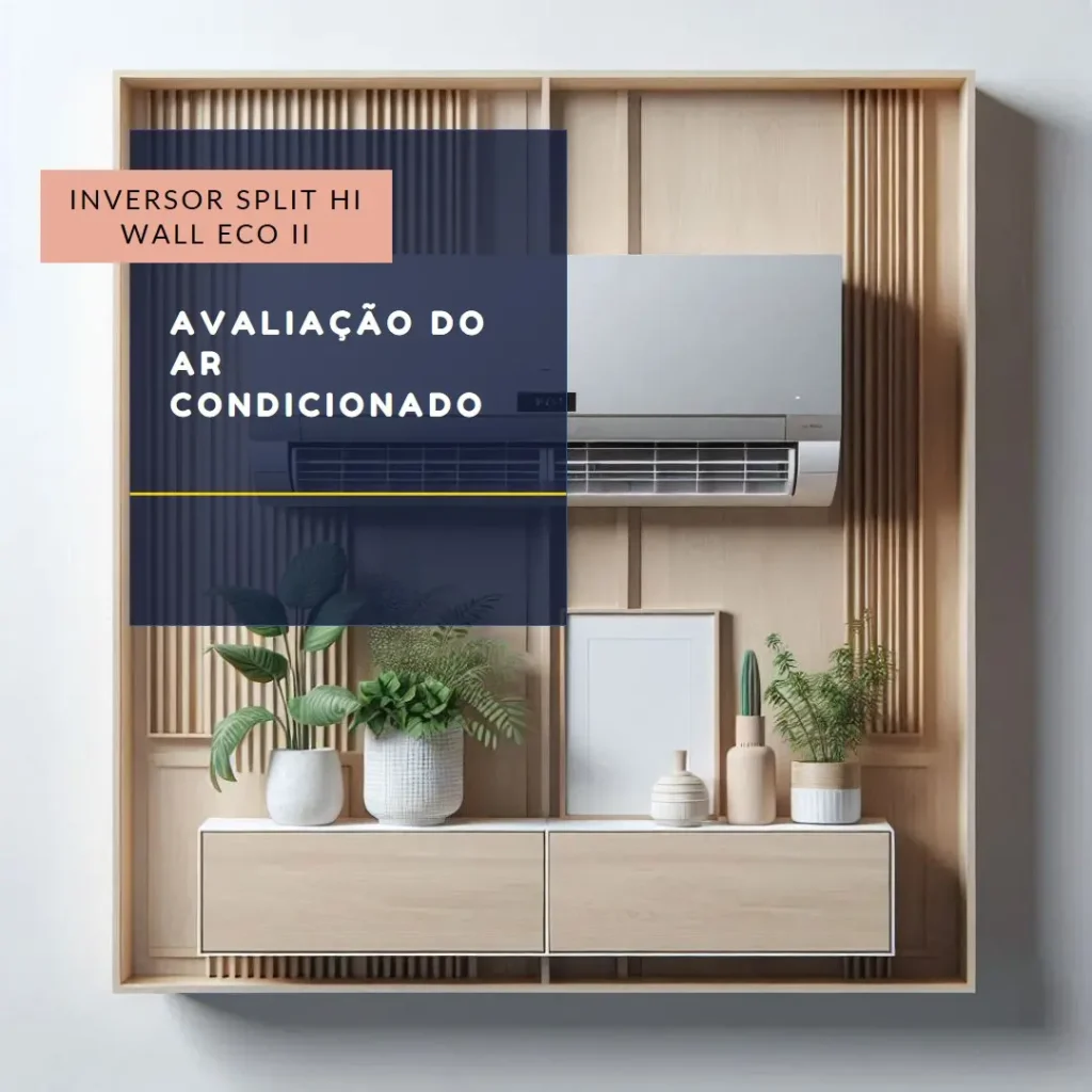 Ar Condicionado Split Hi Wall Eco II Inverter Connect Elgin 12.000 Btus Quente e Frio 220V