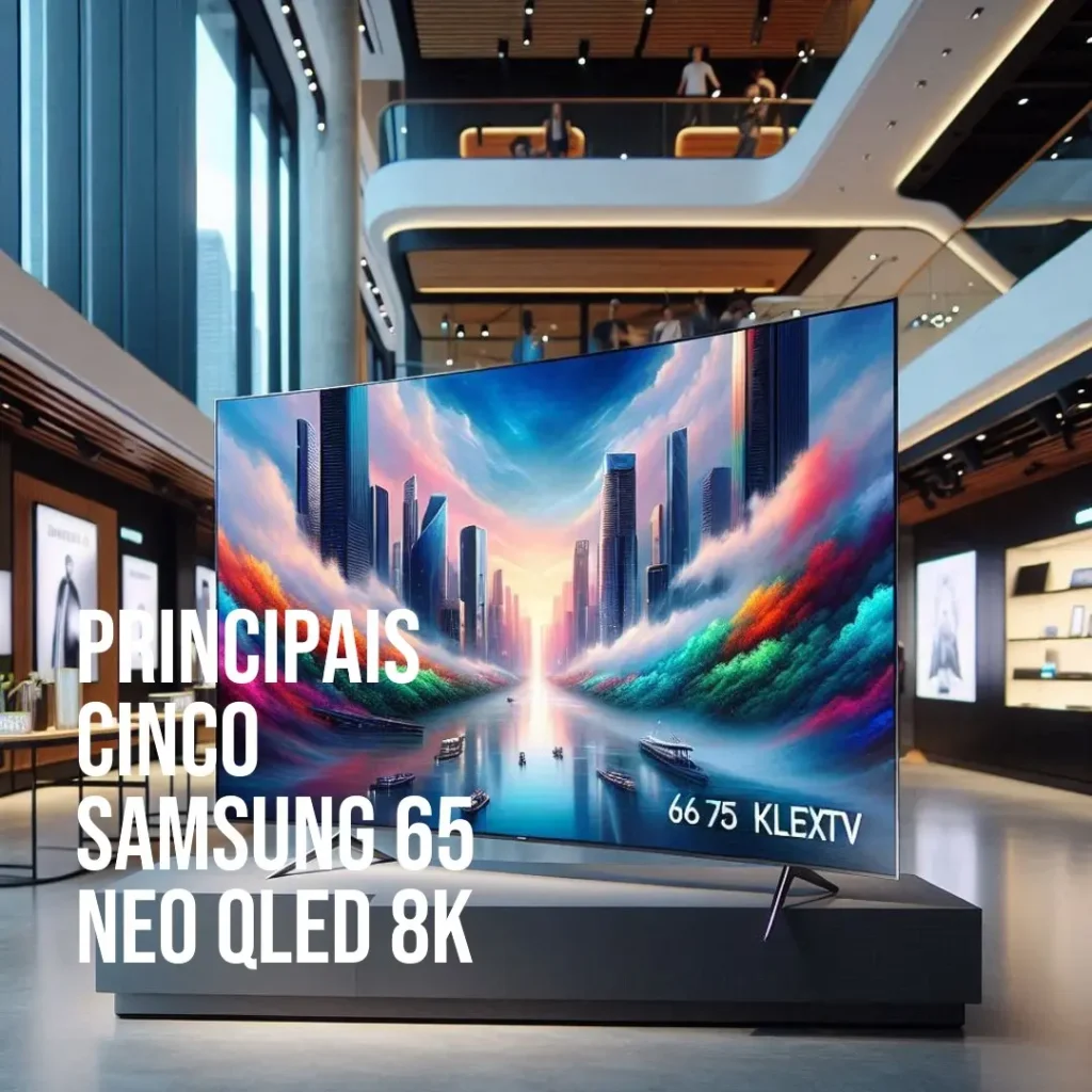 Principais Cinco Samsung 65 NEO QLED 8k smart TV