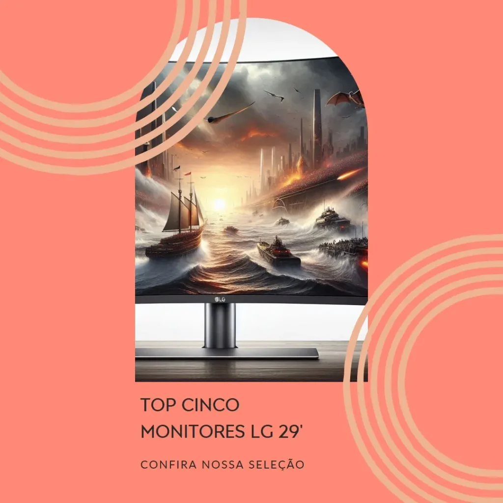 Top Cinco monitor 29′ ultrawide LG 29wk600