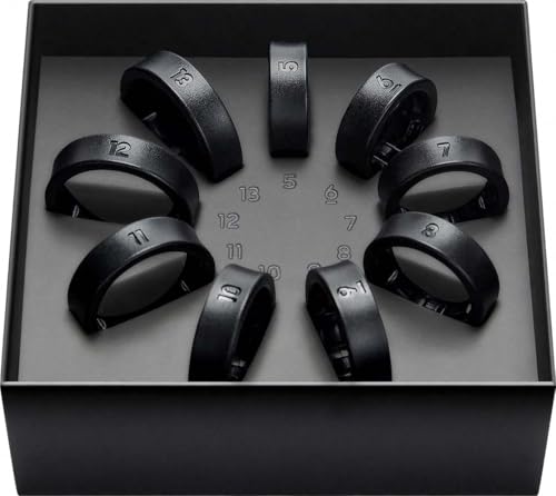 Kit com 9 opção de tamanhos para sua melhor escolha, aderenciado seu novo Galaxy Ring.