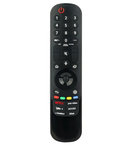 MR23GA AN-MR23GA Substituição Magic Remote Control serve para LG OLED evo 4K Smart TV 2023 C3, Z3, G3, B3 Series AKB76043112 OLED77C3PUA OLED55G3PUA OLED65G3PUA OLED77G3PUA OLED83G3PUA OLED83G3PUA