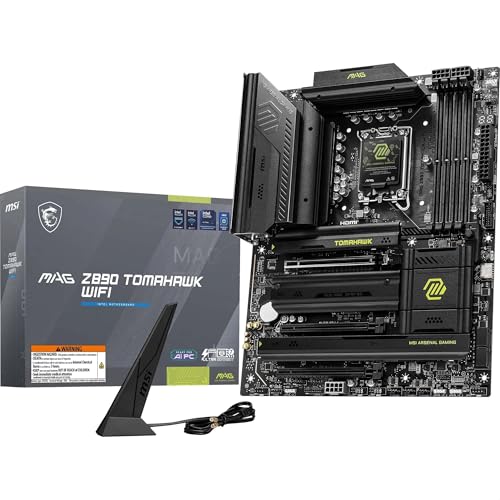 Placa Mãe MSI MAG Z890 TOMAHAWK WIFI 7 (LGA 1851/4xDDR5/HDMI/DisplayPort/M.2/USB 4)
