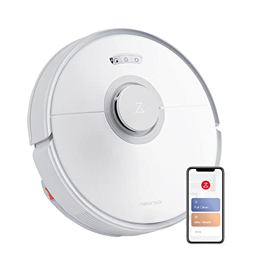 roborock Q7 MAX (Q7M003) Robot aspirador de pó potência 4200 Pa 5200 mAh mapeamento 3D branco (atualização S5 MAX)
