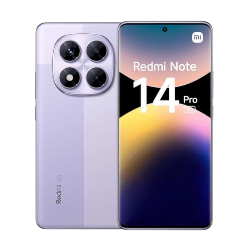 Smartphone Xiaomi Redmi Note 14 Pro 5G Lavender Purple (Roxo Lavanda) 8GB RAM 256GB ROM NFC