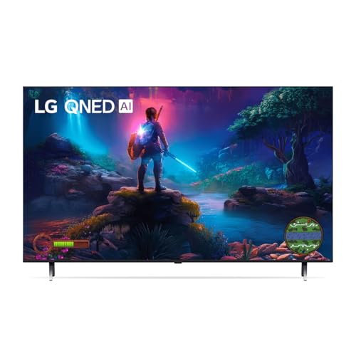 Smart TV 4K 65" LG QNED 65QNED85T Processador α8 AI Painel 120Hz Quantum Dot Nanocell Local Dimming Design Super Slim FreeSync webOS 24