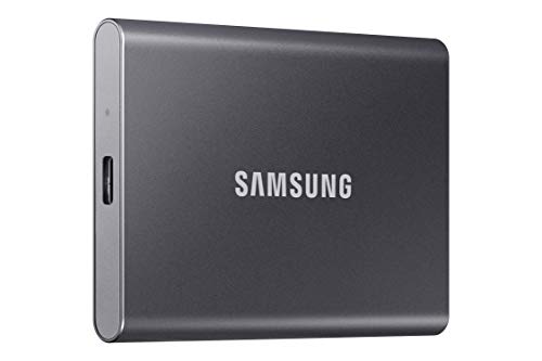 SSD Externo Samsung T7 1TB (USB 3.2, Leitura até 1050MB/s e Gravação até 1000MB/s)