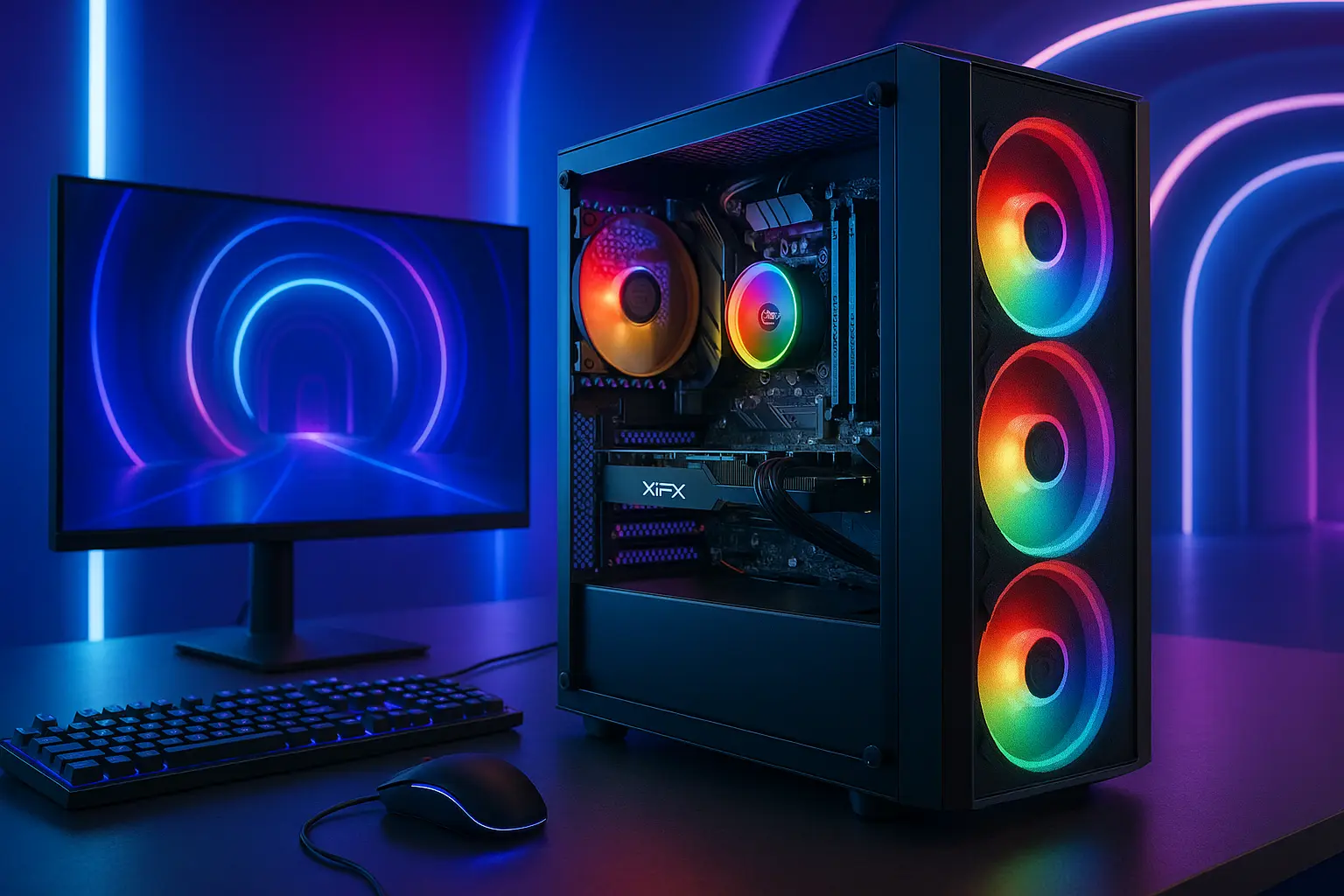 Monte seu PC: Ryzen 5 5600, RX 6650 XT, 16GB, 480GB SSD