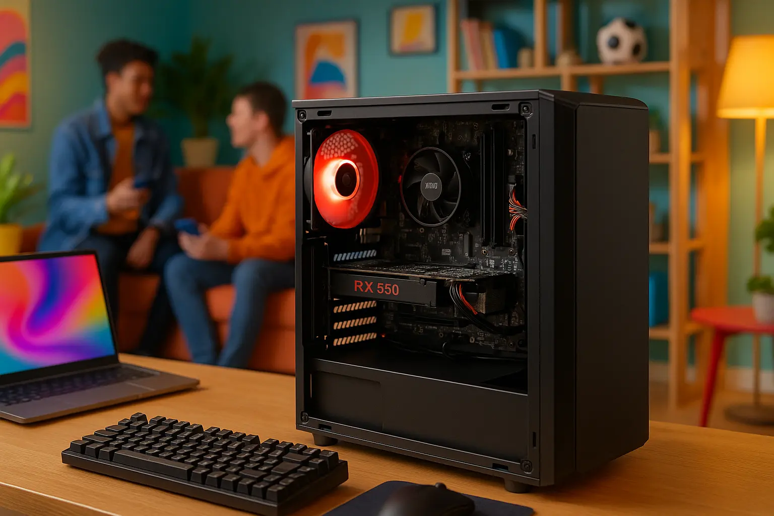 Monte seu PC: i5-4590, RX 550, 8GB, 256GB SSD