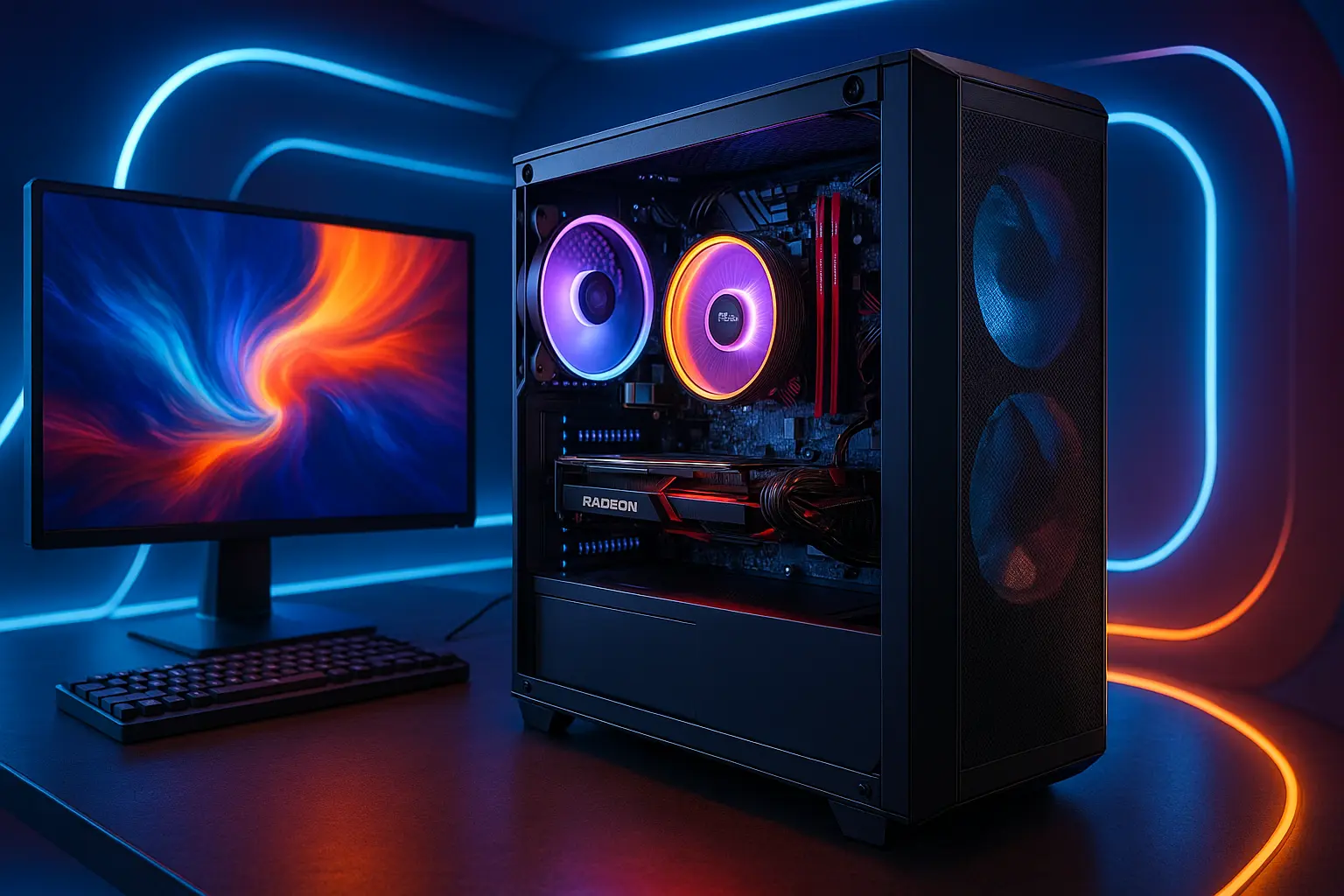 Monte seu PC: Ryzen 5 4500, RX 560 XT, 16GB, 480GB SSD
