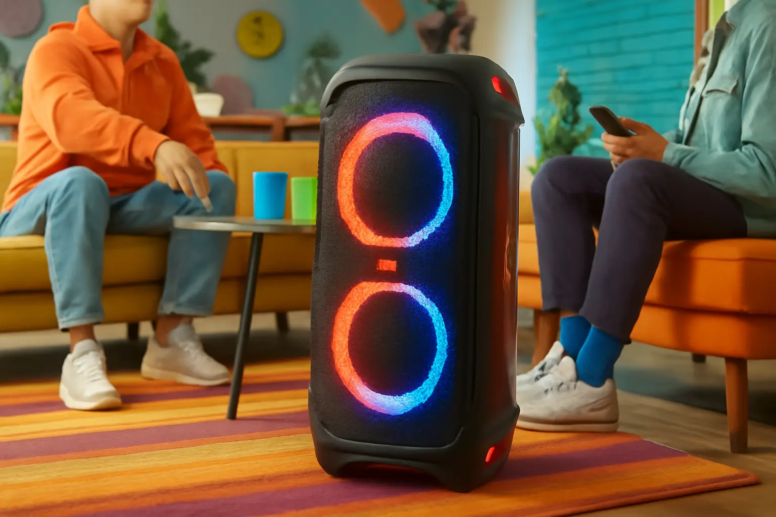 JBL PartyBox 110: Som Potente e Show de Luzes para Qualquer Ocasião
