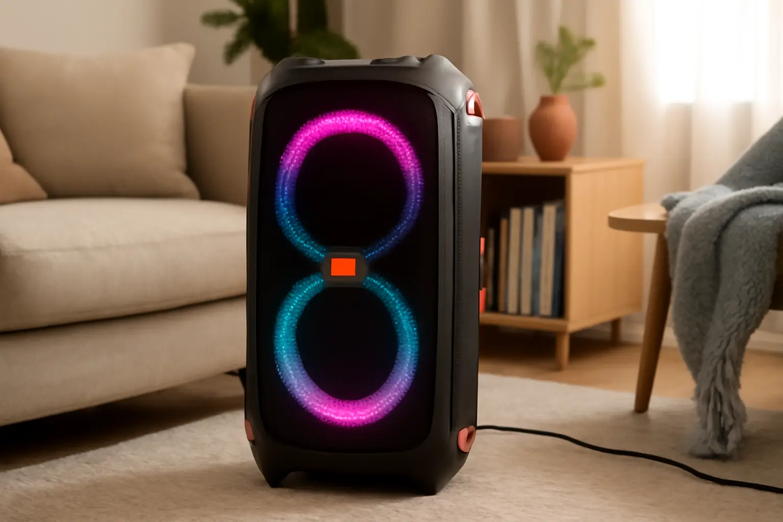JBL PartyBox 110: Potência Sonora e Show de Luzes