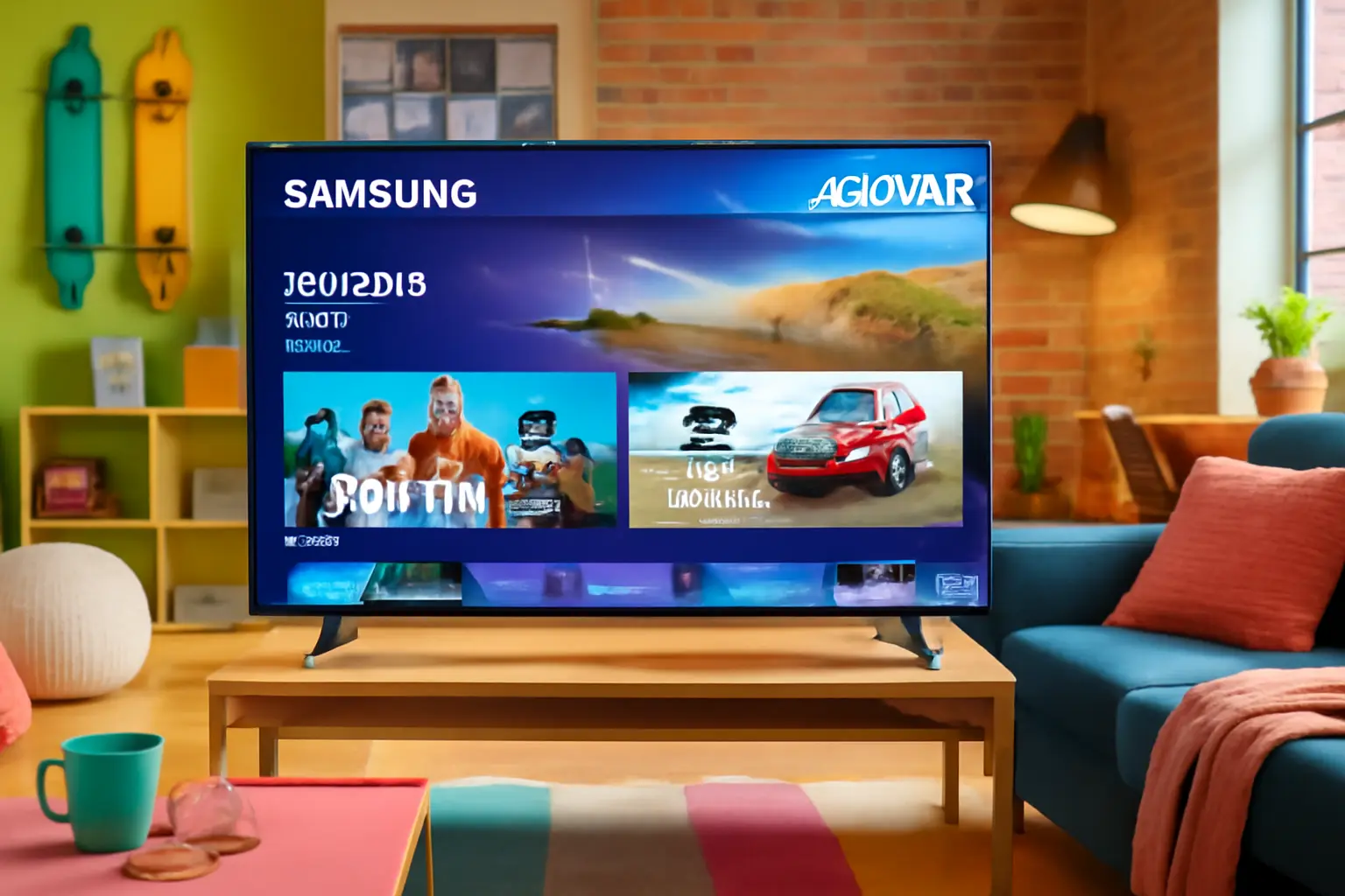 Samsung Smart TV 43" UHD 4K 43DU7700: Processador Crystal 4K, Gaming Hub