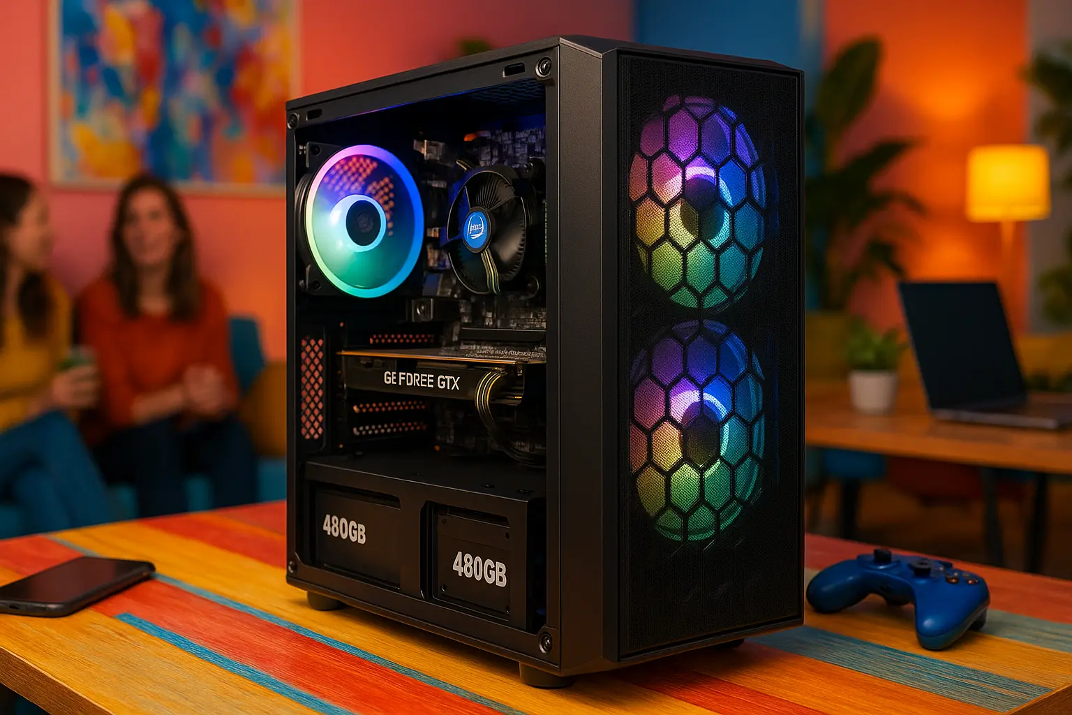 Monte seu PC: i5-3470, GTX 1060, 16GB, 480GB SSD