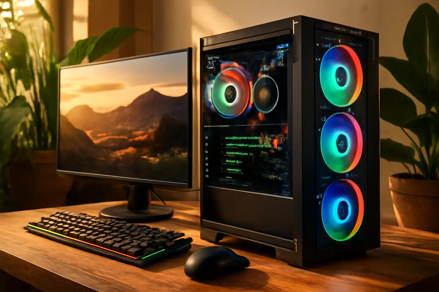 PC Gamer Completo Skill RGB AMD Ryzen 5 4600G: Desempenho e Estilo para Gamers