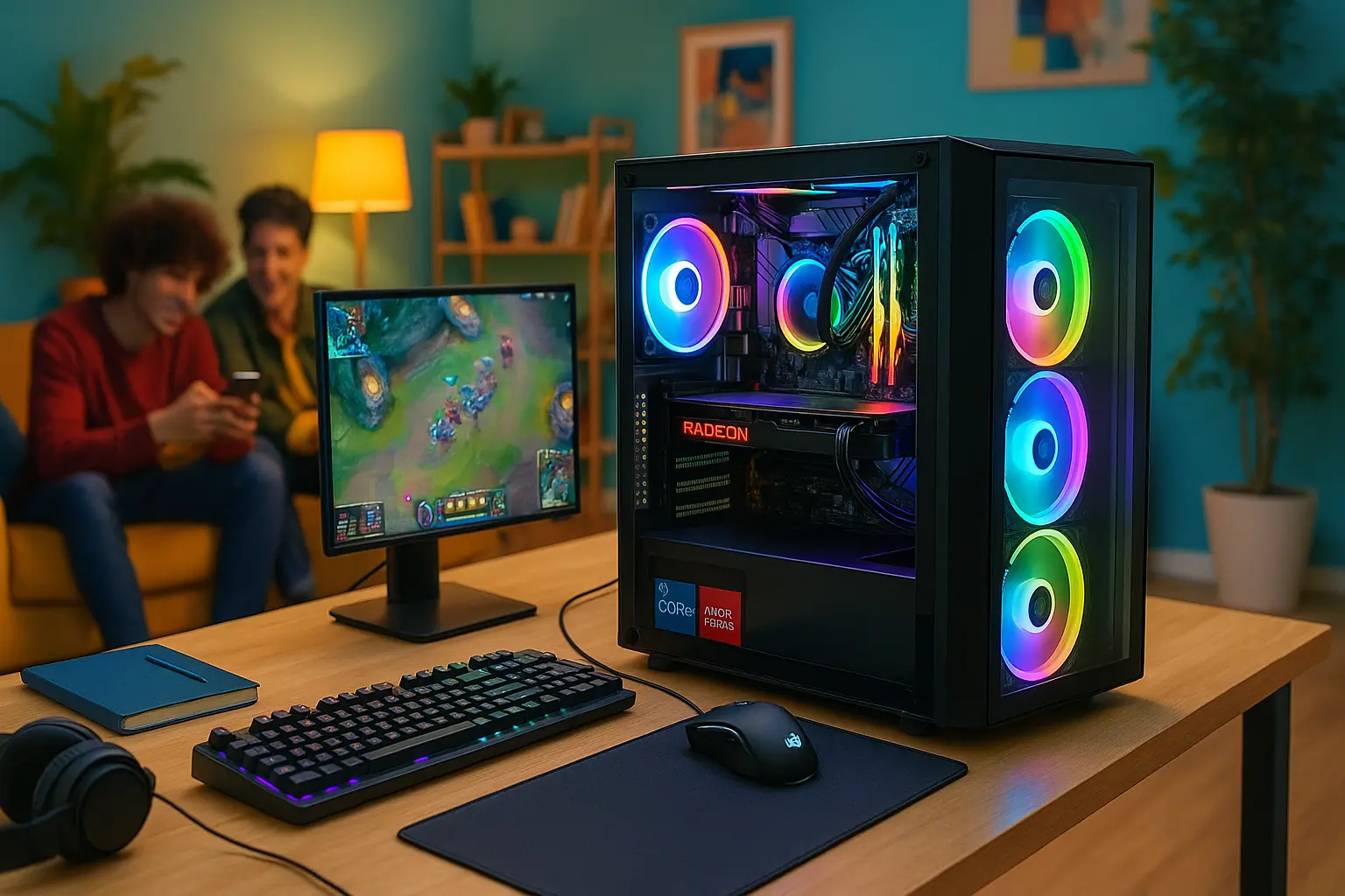 Monte seu PC: i5-14400F, RX 5600, 16GB, 480GB SSD