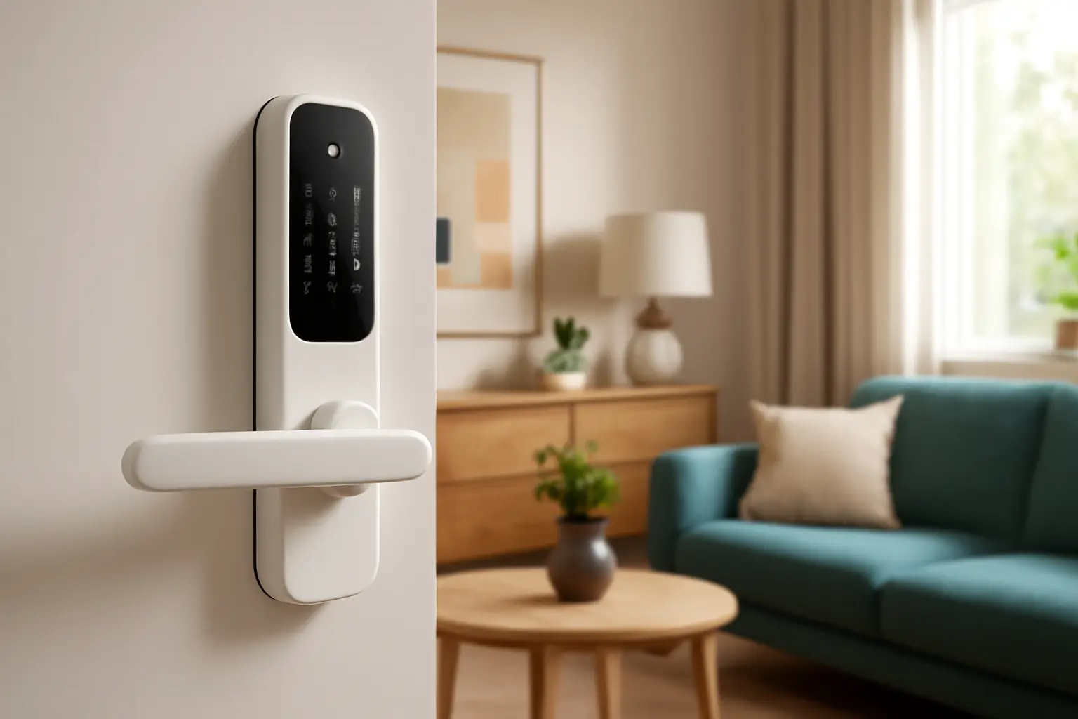 Fechadura Smart de Embutir Com Maçaneta Compatível com Alexa IFR 7000 Branco Intelbras: Segurança e Conectividade
