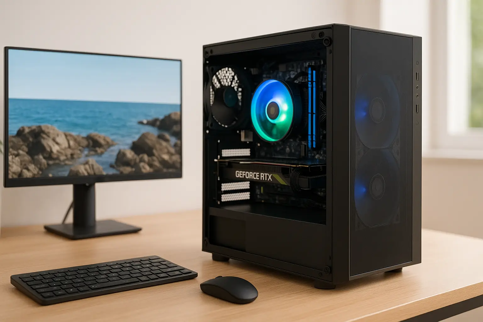 Monte seu PC: i5-10400F, RTX 3060, 16GB, 480GB SSD
