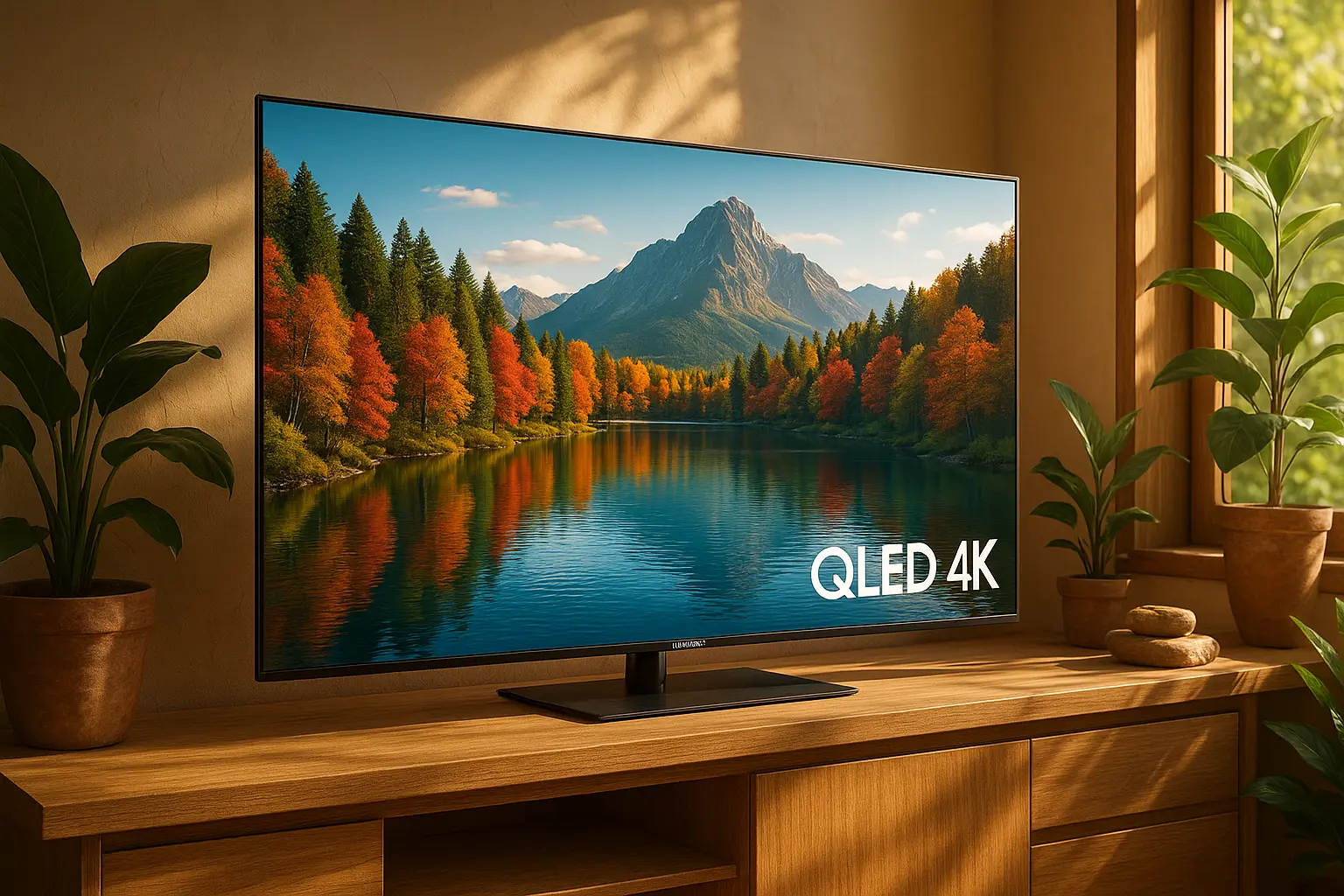 Samsung Smart TV 55" QLED 4K 55Q60D: Cores Vibrantes e Design Slim