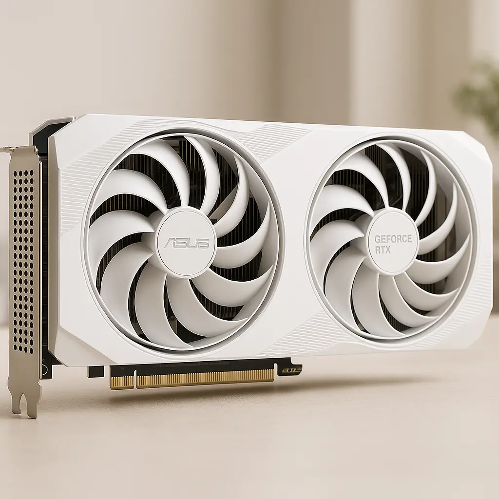 ASUS Dual GeForce RTX 4060 EVO White OC: Potência Silenciosa