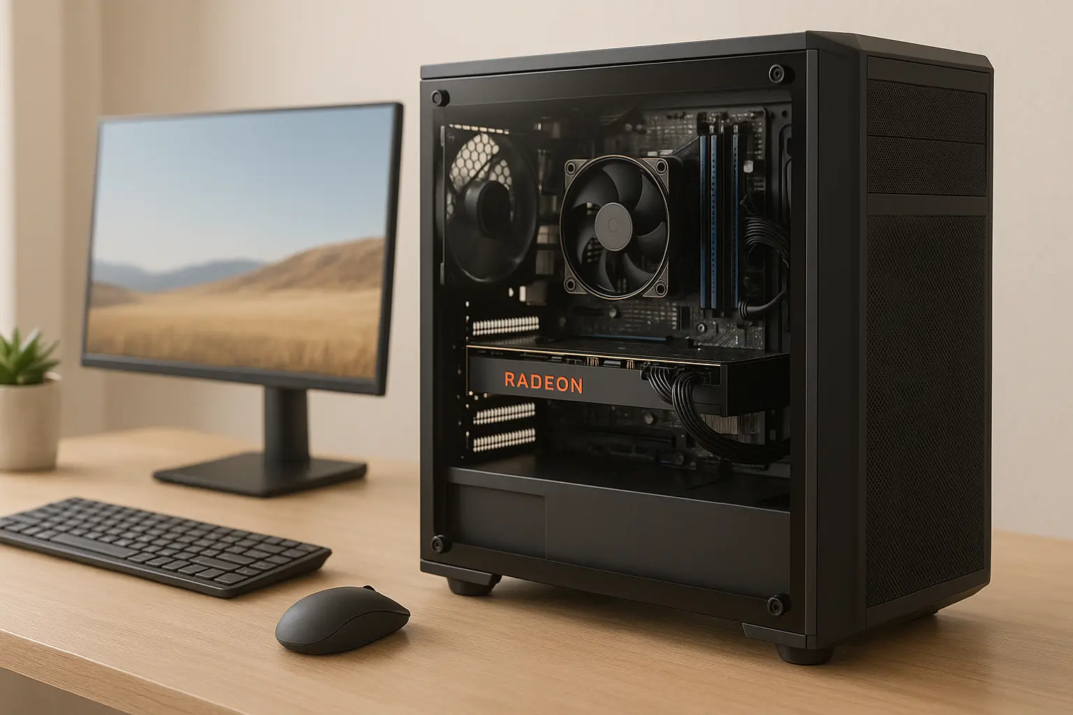 Monte seu PC: i3-10100F, RX 580, 16GB, 480GB SSD