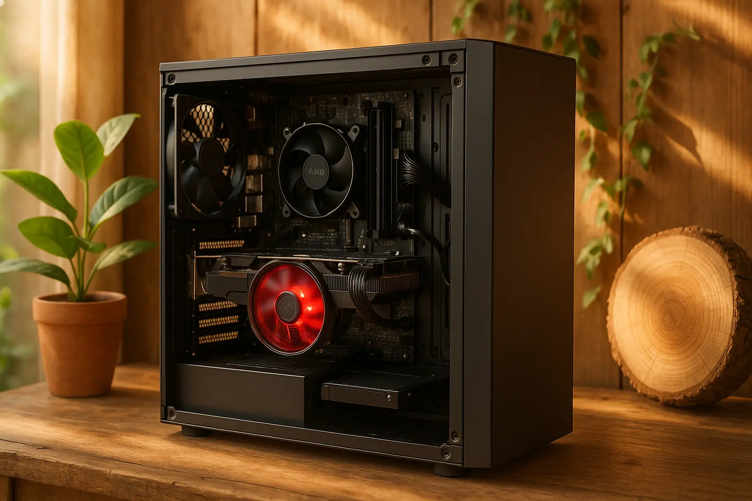 Monte seu PC: Ryzen 5 5500, RX 580, 16GB, 480GB SSD