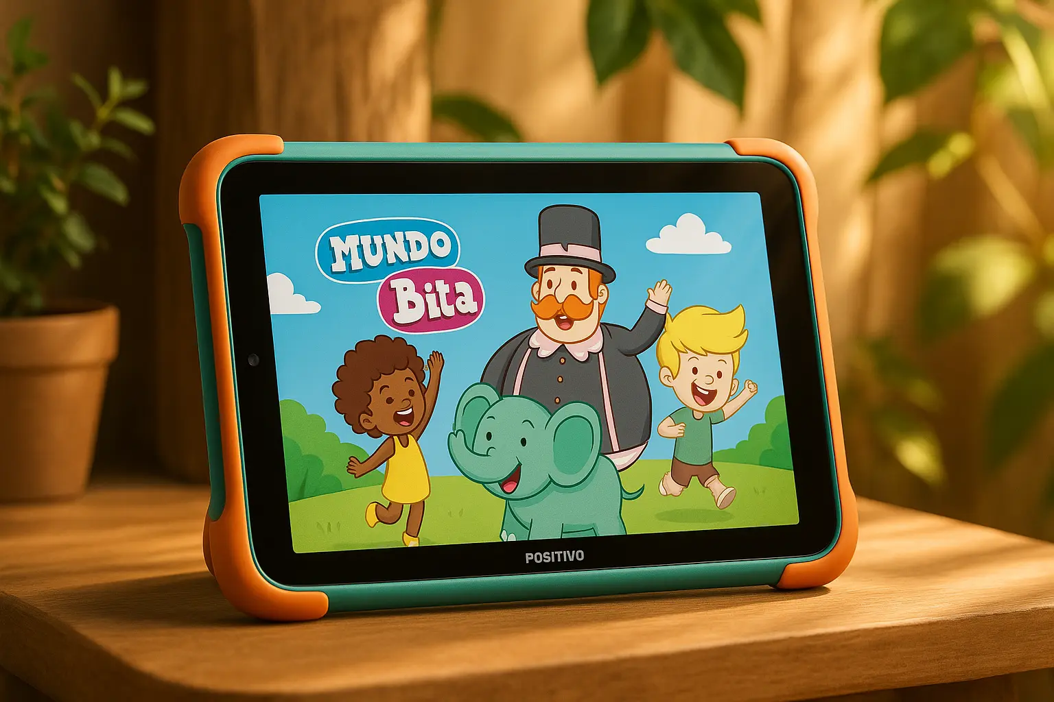 Tablet Positivo Vision TAB 7 Mundo Bita: Diversão e Segurança Infantil