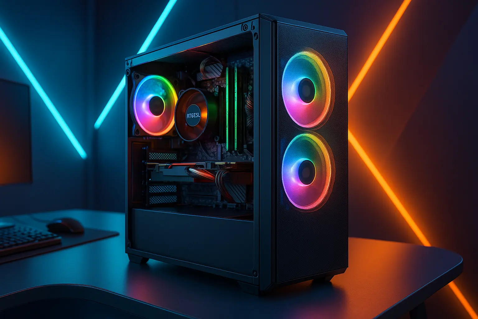 Monte seu PC: Ryzen 7 5700, RX 580, 16GB, 480GB SSD