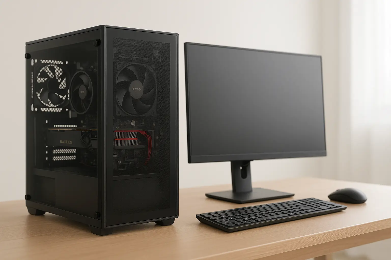 Monte seu PC: Ryzen 5 5600, RX 7600, 16GB, 512GB SSD