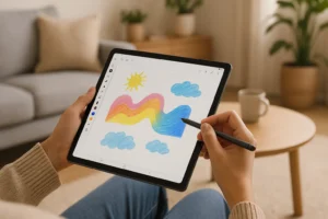Galaxy Tab S6 Lite com S Pen: Tela Grande e Versatilidade