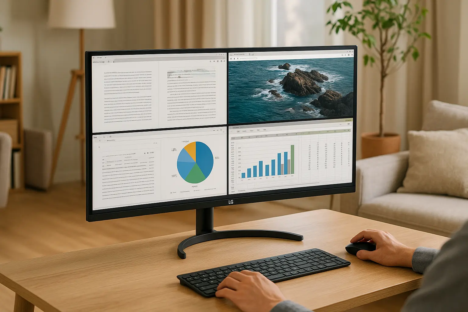 Top 5 monitor LG ultrawide 32