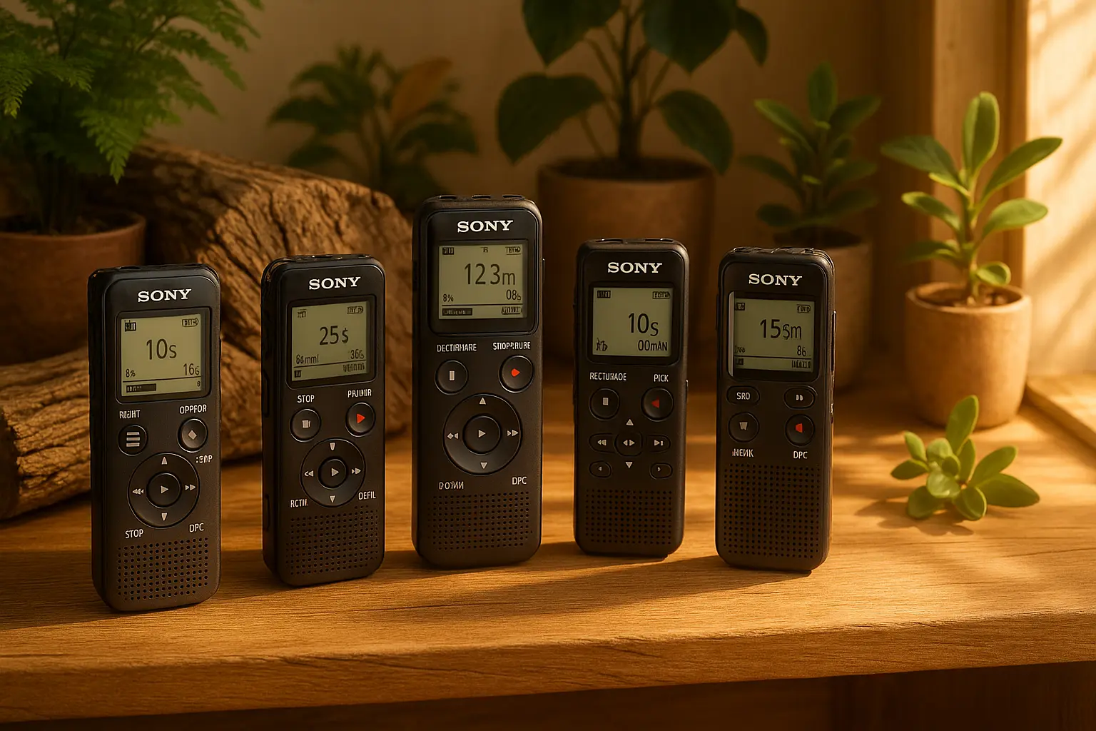 Os 5 Principais Modelos de gravador digital de voz Sony