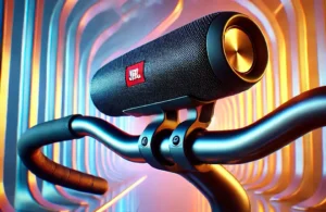 JBL WIND3S Slim Guidão com som estéreo e suporte