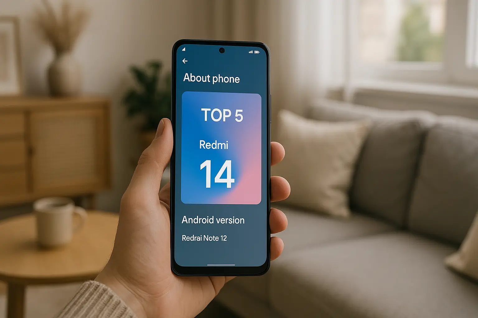 Top 5 Redmi note 12 vAI receber android 14