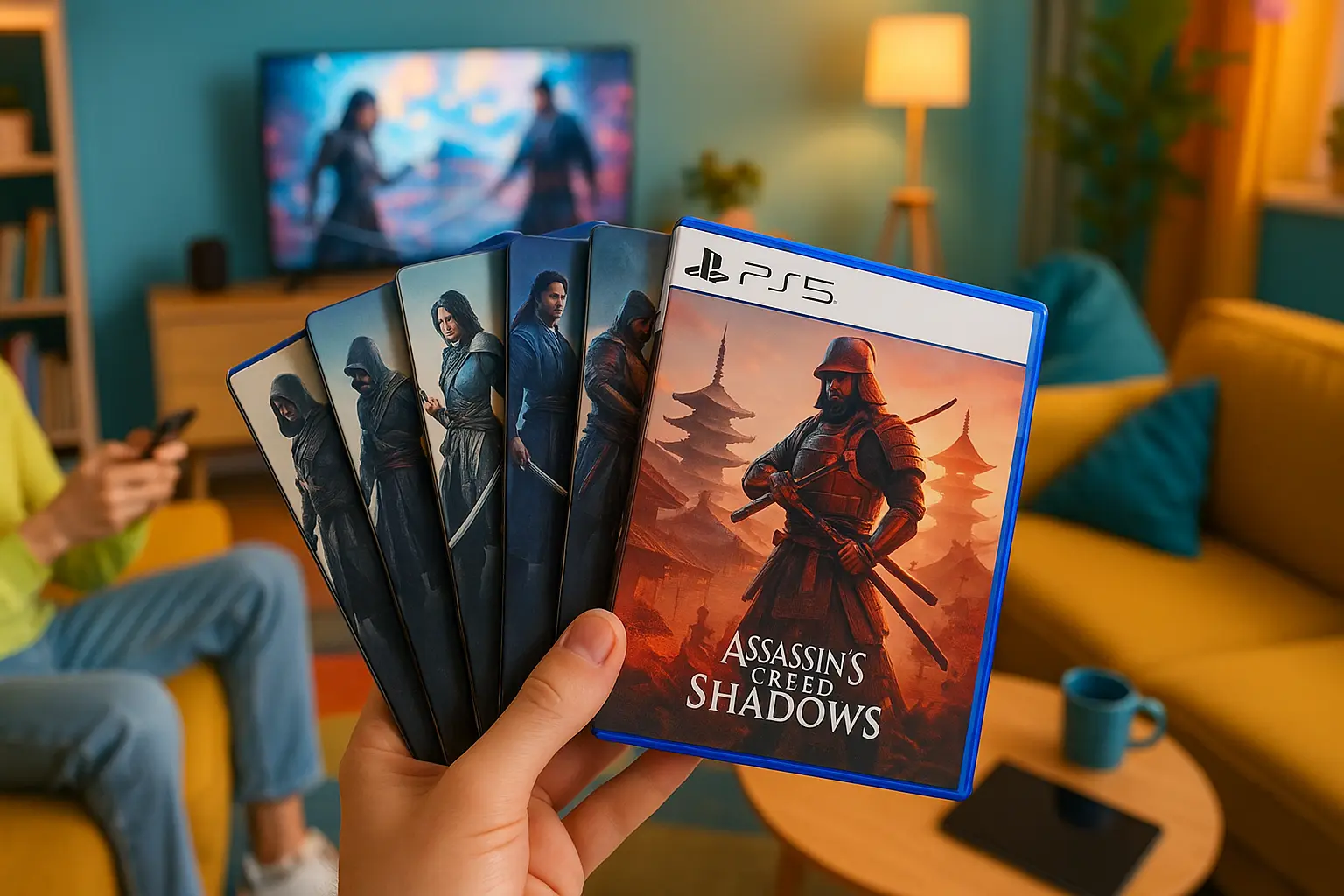 Os 5 Melhores Modelos de Assassins Creed Shadows edição steelbook PS5