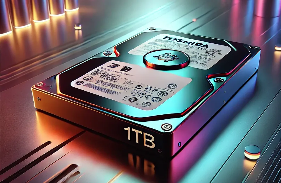 HD Toshiba 1TB Slim 7mm com 128MB Cache e 5400RPM