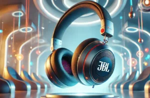 Fone JBLJR320BTBLU com fio e design infantil