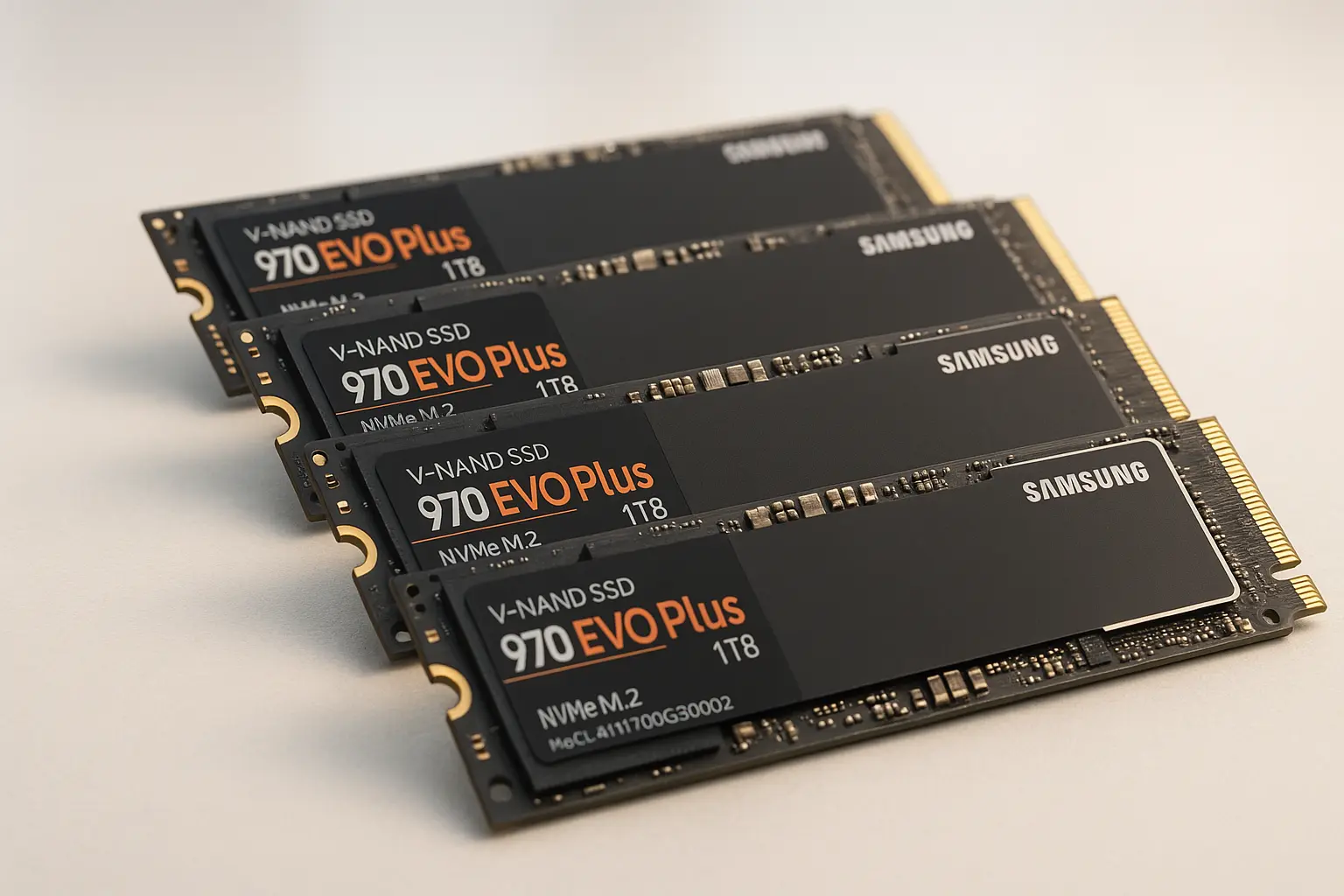 Cinco Principais Modelos de SSD Samsung 970 EVO plus 1tb m.2 nvme