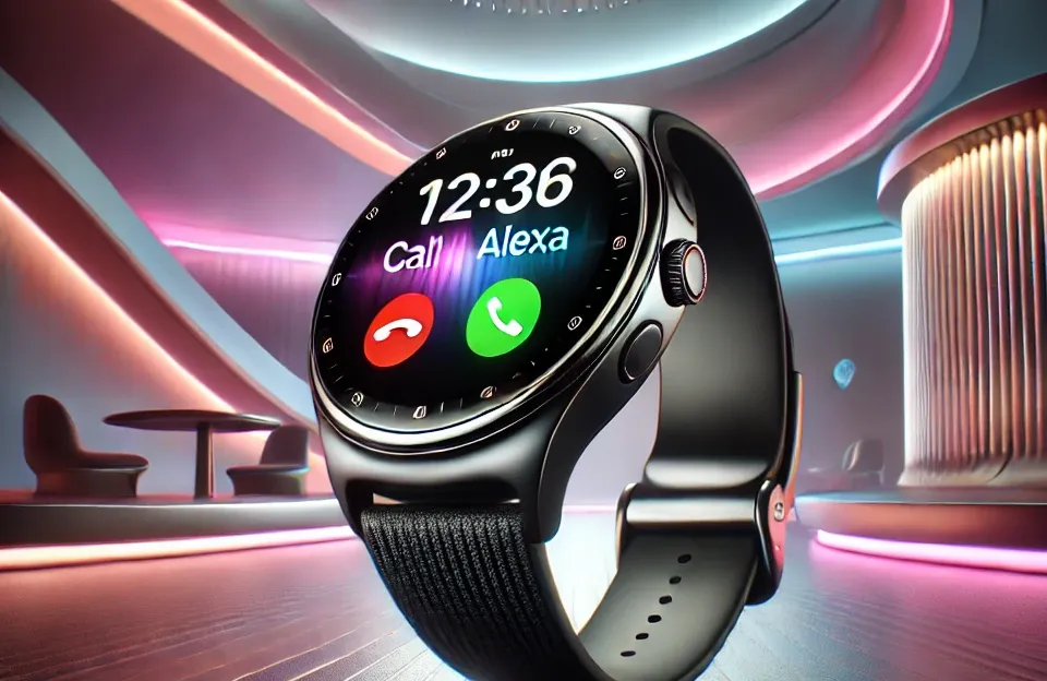 Smartwatch com chamadas e Alexa – completo e resistente