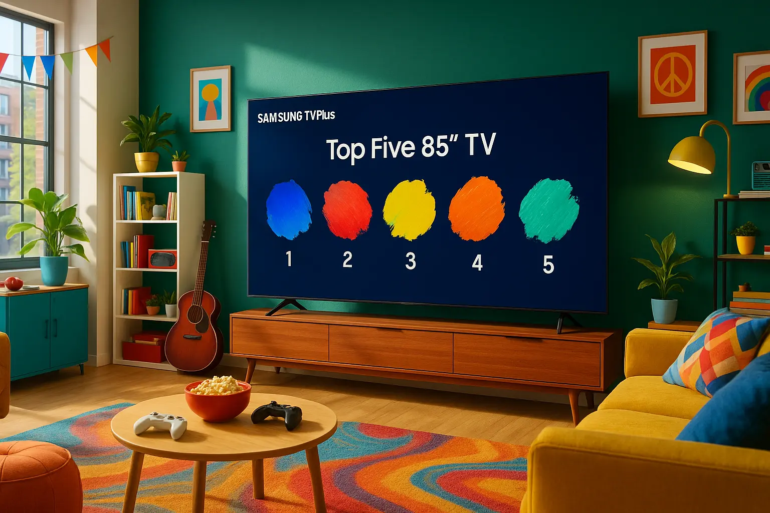 Principais Cinco TV Samsung 85 polegadas