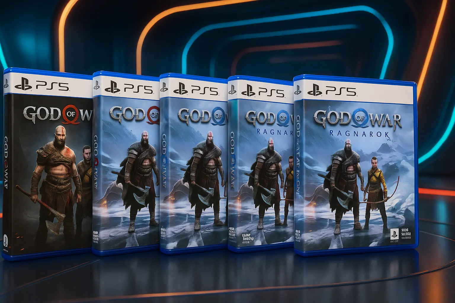 Os 5 Principais Modelos de God of War PS5 midia fisica