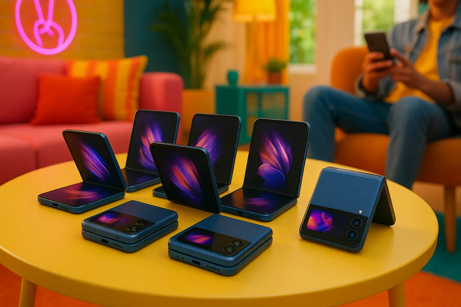 Cinco Melhores Modelos de Flip 7 azul