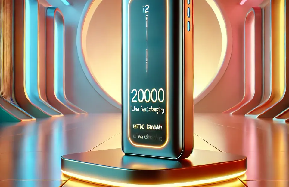I2GO Power Bank 20000mAh com Carregamento Ultra Rápido