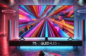 Samsung AI TV 75" Neo QLED 4K com som imersivo e AI