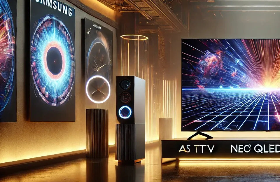 Samsung AI TV 65" Neo QLED 8K 65QN800D 2024 + Smart TV 32” QLED The Frame 32LS03C Combo
