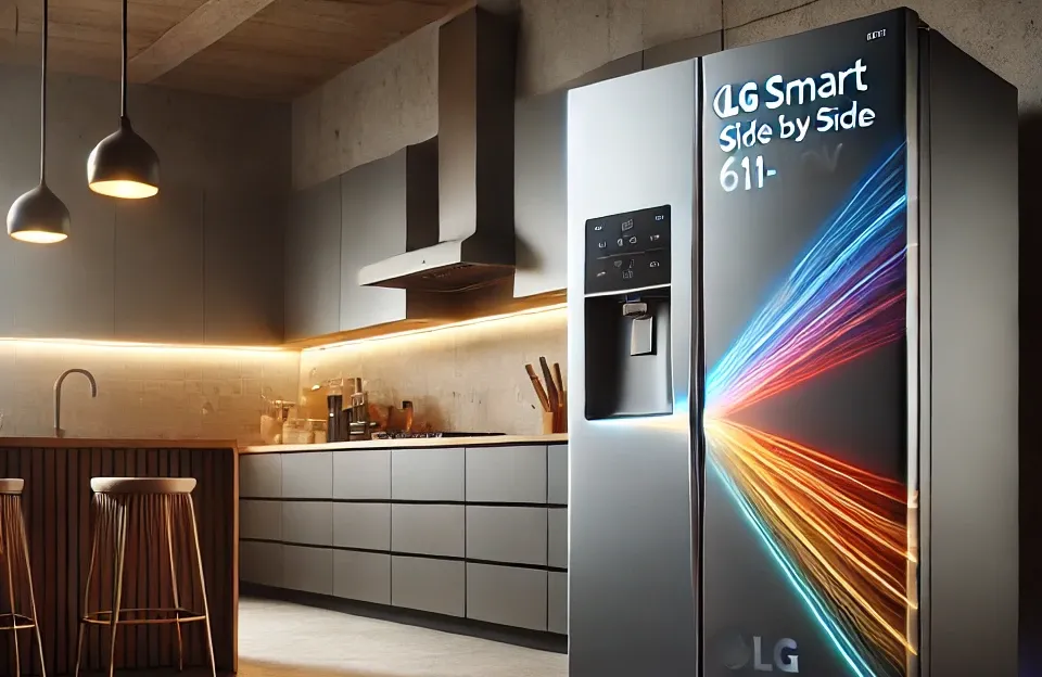 Refrigerador Smart LG Side By Side 611L Aço Escovado Uvnano 220V GC-L257SLP - Design Sofisticado e Tecnologia Inovadora