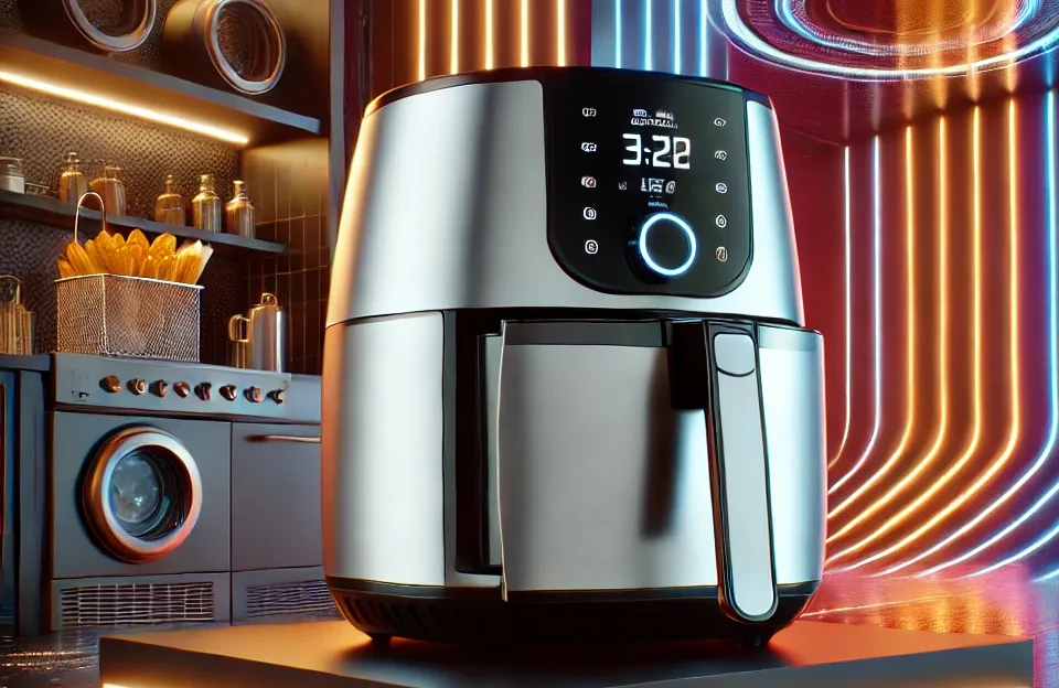 Fritadeira Sem Óleo Air Fryer Eos Chef Gourmet 6.2 Litros Compacta Digital Preto EAF60P 110V: Desempenho e Funcionalidade