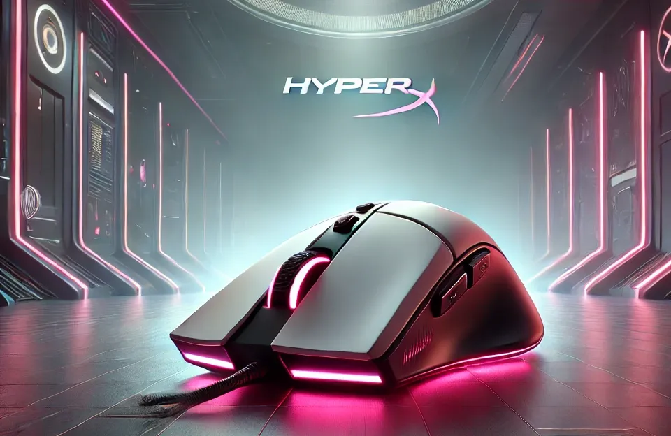 HyperX Pulsefire Core - Gaming Mouse (Pink/White) - Desempenho e Estilo para Gamers
