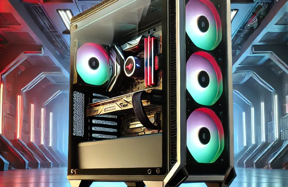 Gabinete Gamer Acegeek Aviator: Mini-Tower, Lateral de Acrílico, 2 Fans e Design Imbatível