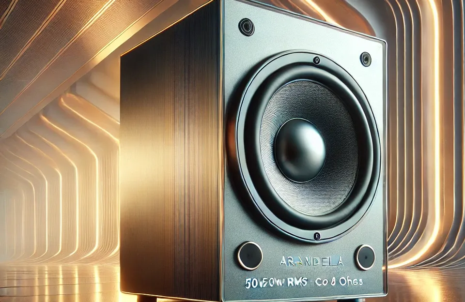 Caixa de Som Arandela Quadrada Frahm 50W RMS Coaxial 8 Ohms